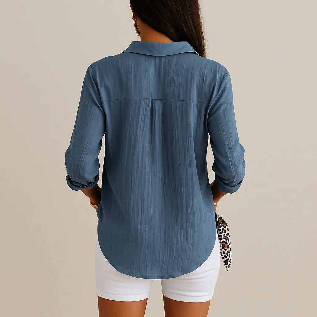 Lizanne | Airy Linen Blouse for Women