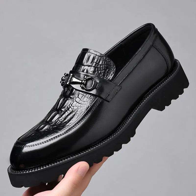 Elegante Herren Mokassins aus Leder