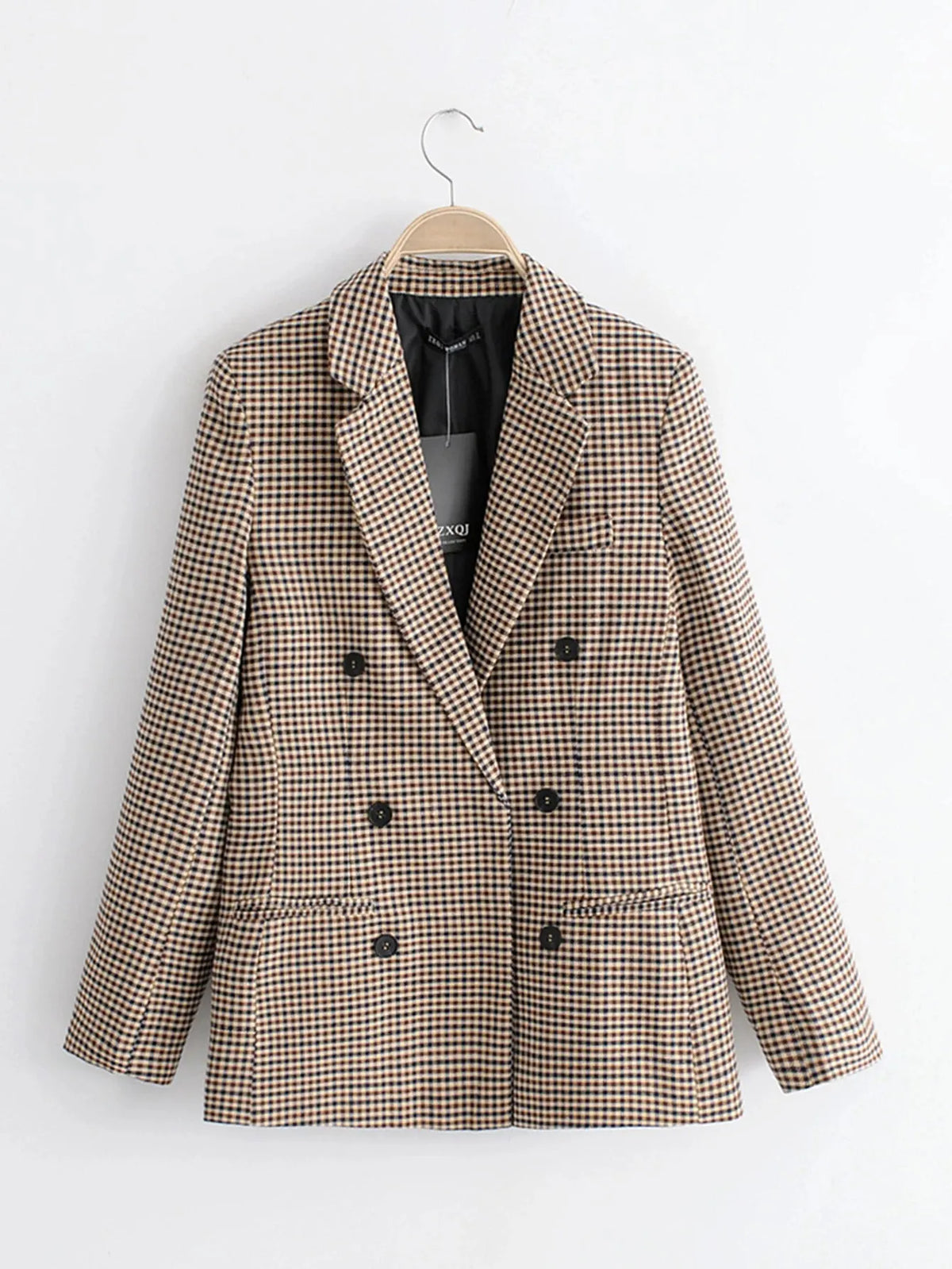 Blazer Feminino Xadrez Vanessa