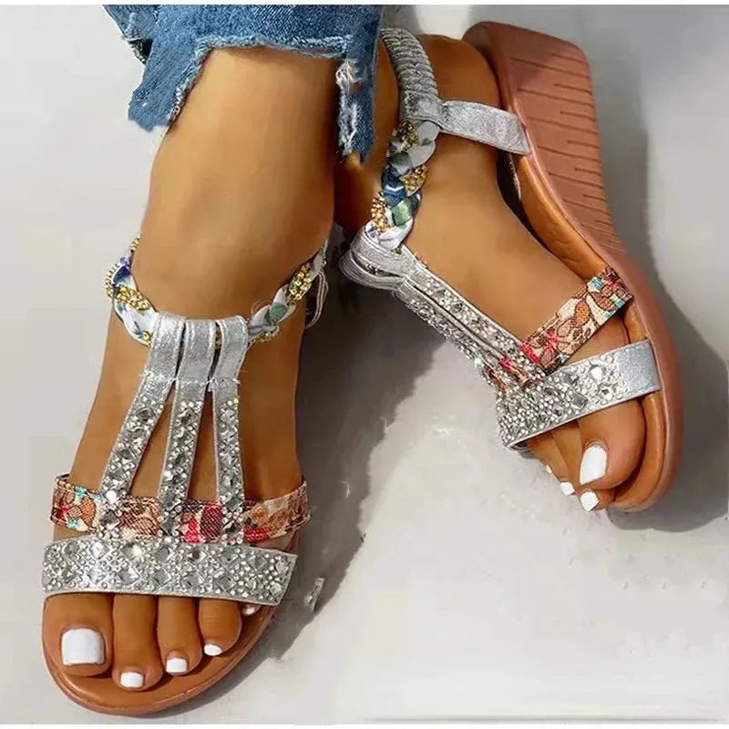 - Orthopädische Damen-Keilsandalen