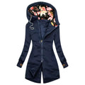 Lang Vest Dames Met Bloemen Print | Elegant, Warm & Verfijnd