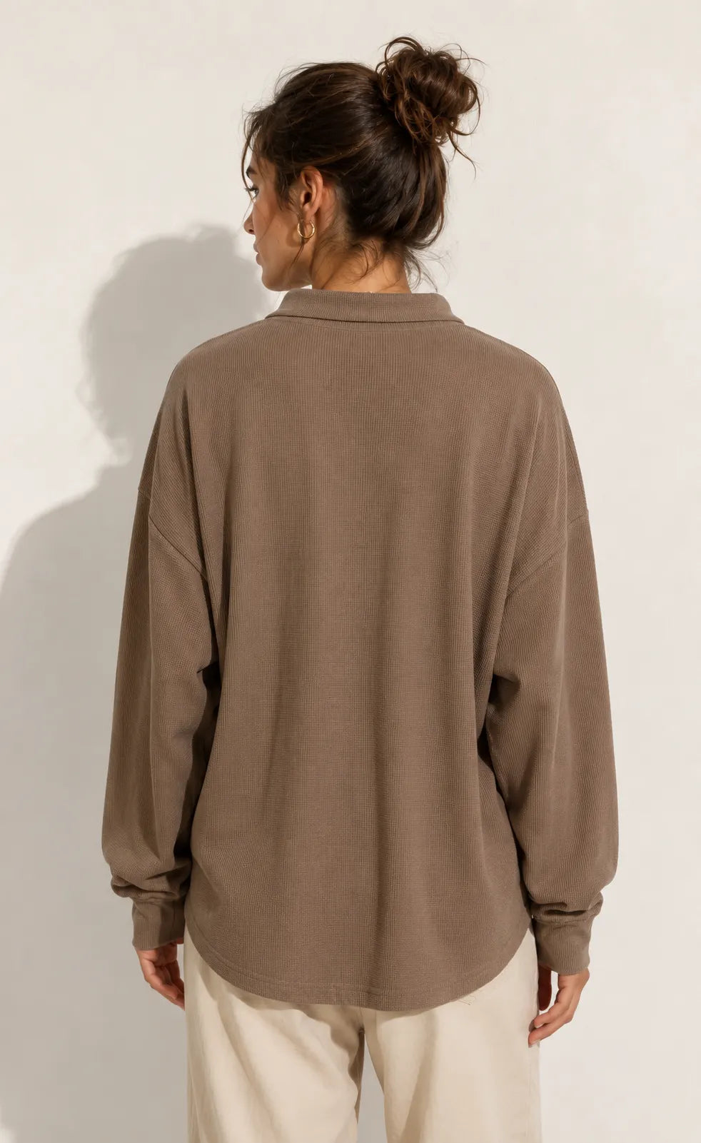 Elleer | Modische Cordjacke mit Knöpfen