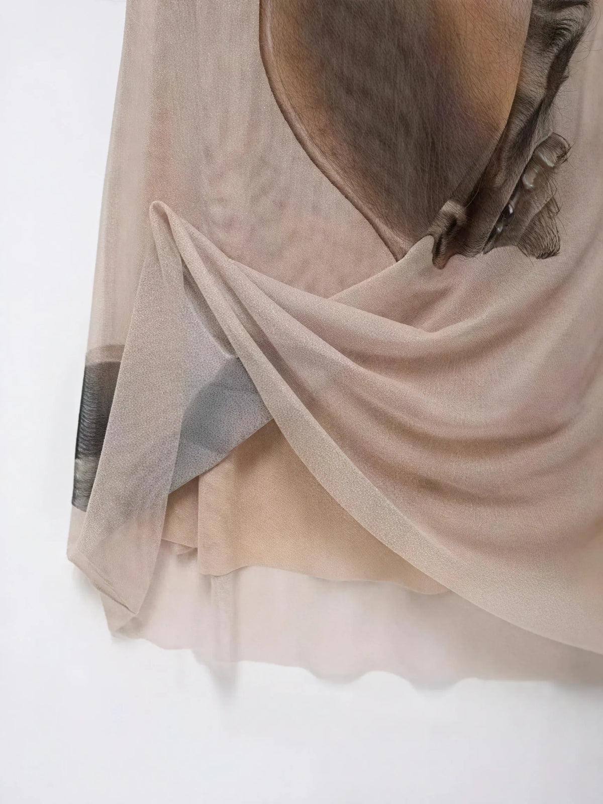 Halterneck Maxikleid – Einzigartiger Print, Strukturiert