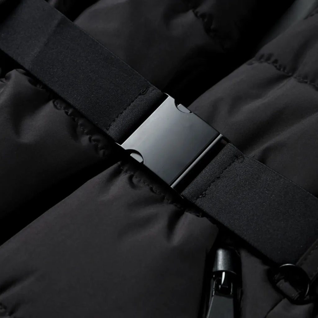Dames Gewatteerde Puffer Jas Met Taille Riem â€“ Warmte, Luxe En Stijl In EÃ©n Jas