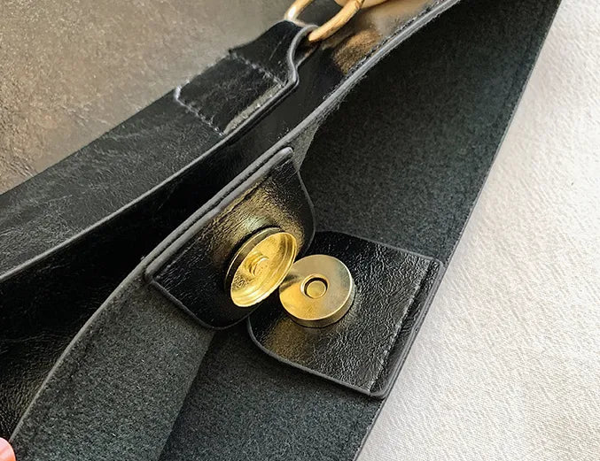 AYAKA | Minimalistische Schoudertas van Kunstleer met Chic Detail Voor Dames