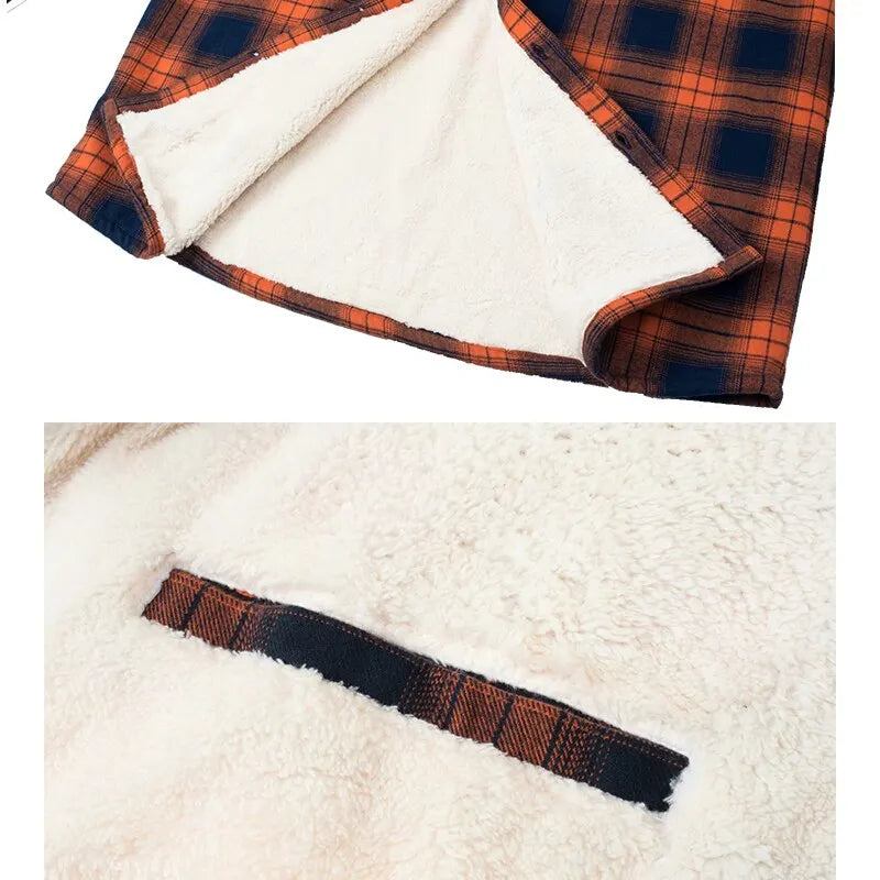 Garth Fleece Karohemd Jacke