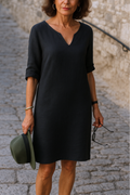 Nille | Elegant V-hals kjole
