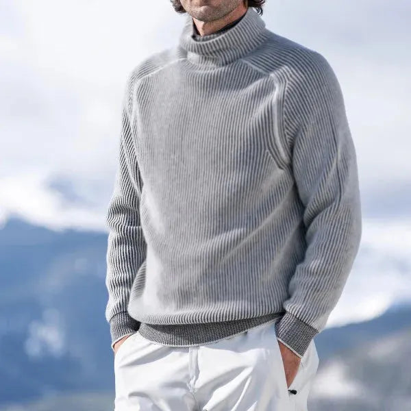 Robuster Rollkragenpullover fÃ¼r MÃ¤nner