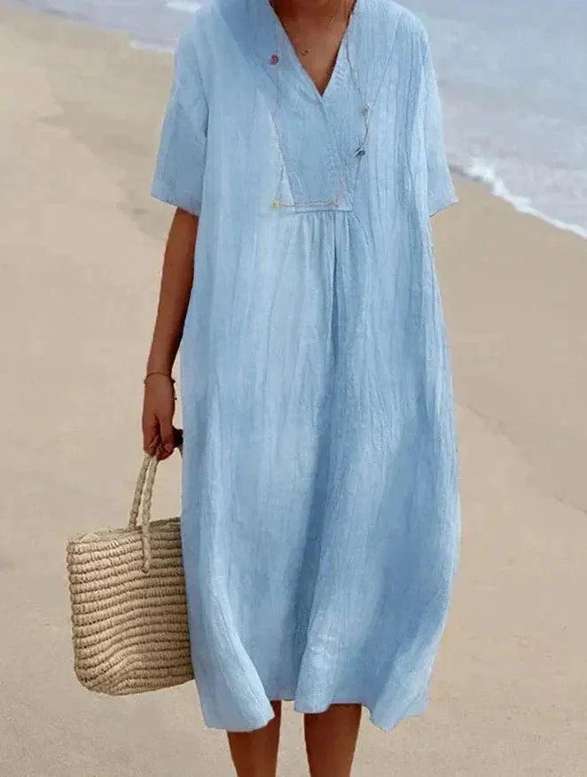 Sommerkleid aus hochwertigem Stoff