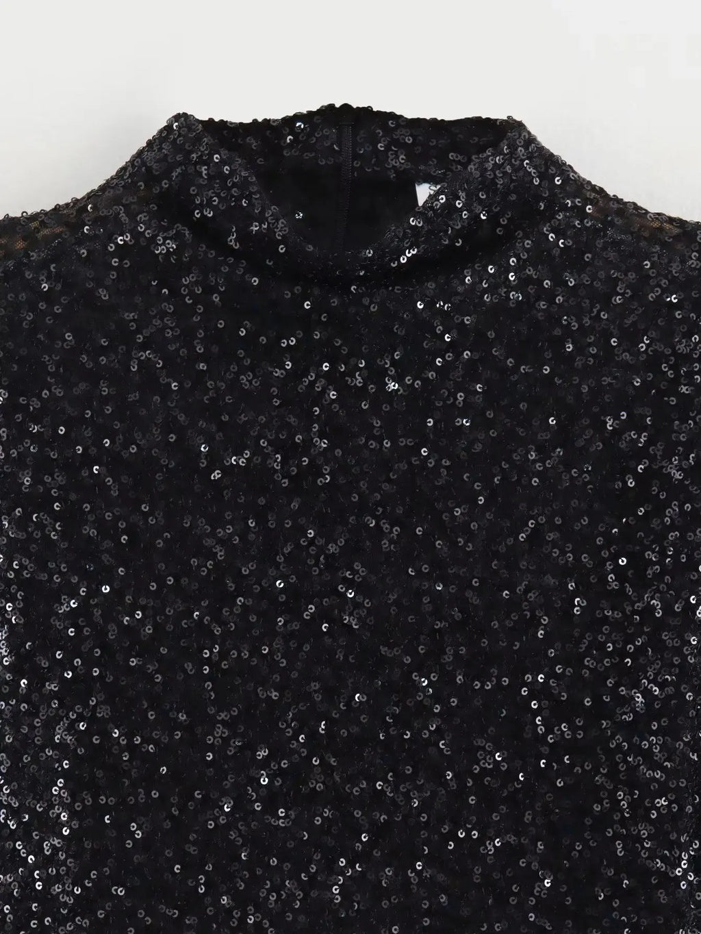 DAISY | Glitter Mini Jurk Voor Dames Met Schoudervulling – Glamoureus, Feestelijk, Statement