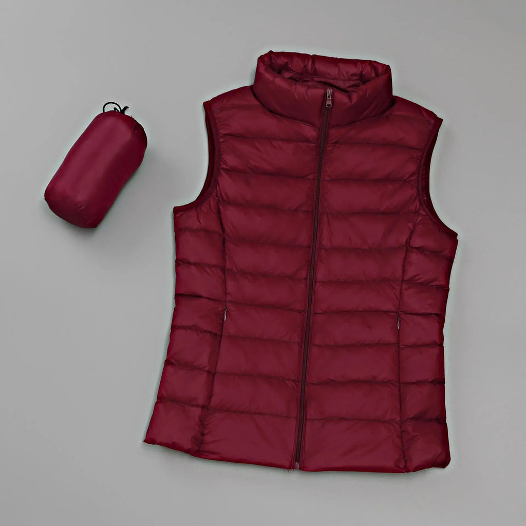 MIREILLE | Lichte Gewatteerde Dames Bodywarmer – Winddicht, Getailleerd & Perfect Voor Tussenseizoenen
