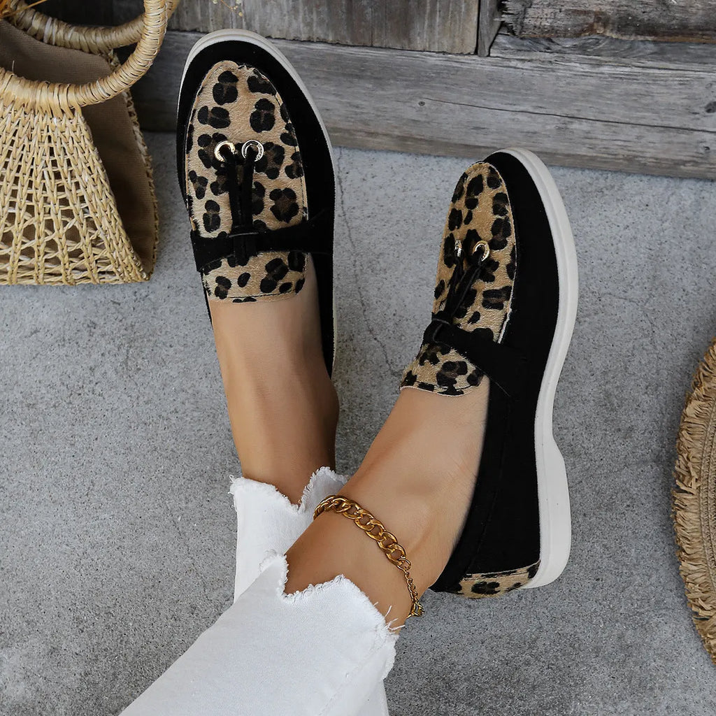 TESSA | Comfortabele Damesloafers – Uniek Design in Luipaard, Artistiek of Slangenprint