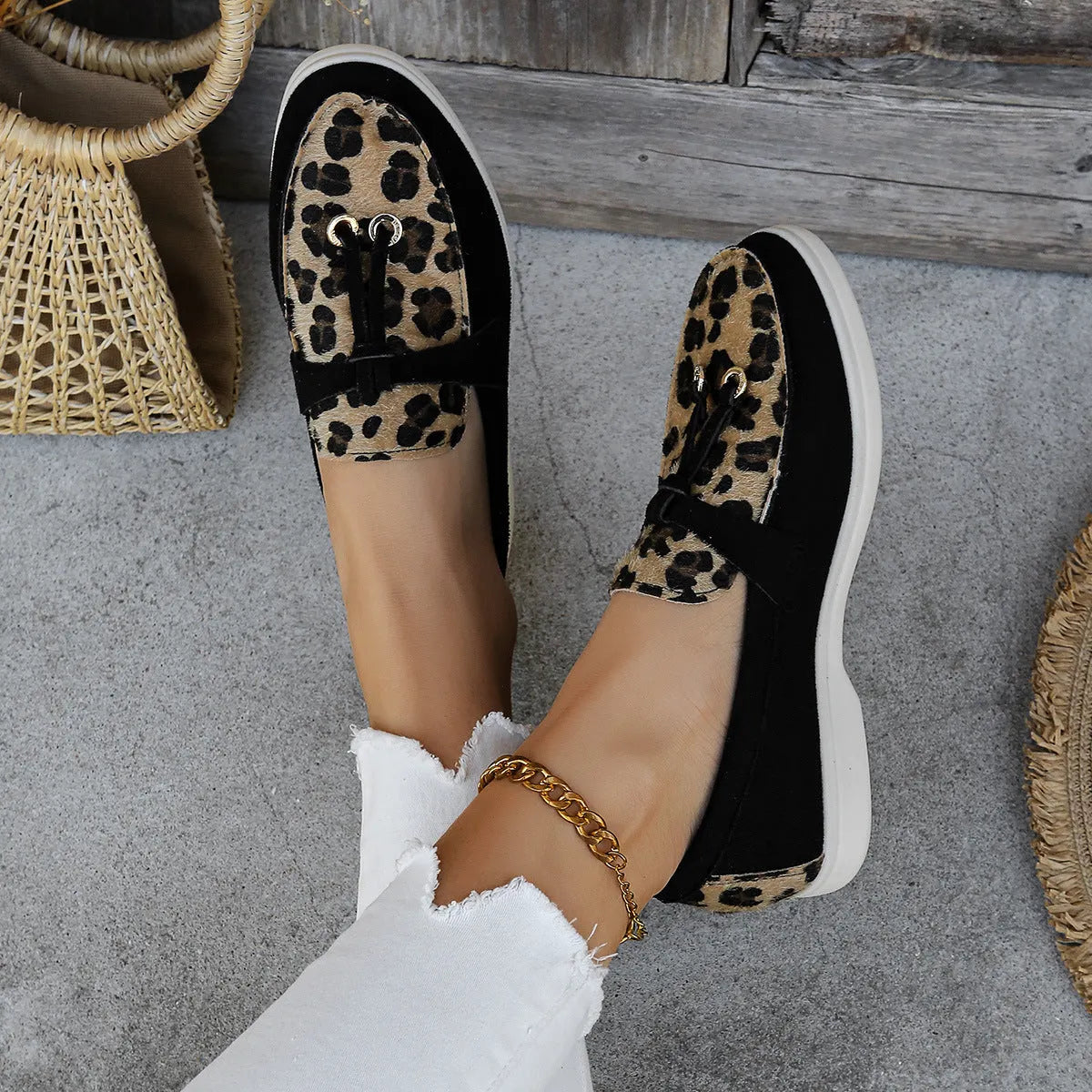 TESSA | Comfortabele Damesloafers – Uniek Design in Luipaard, Artistiek of Slangenprint