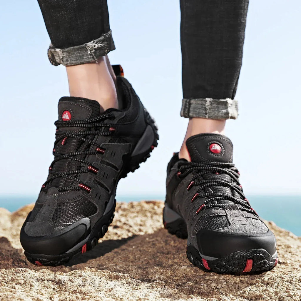 Niedrig Wasserabweisende Wanderschuhe Mit Robuster Sohle Für Herren