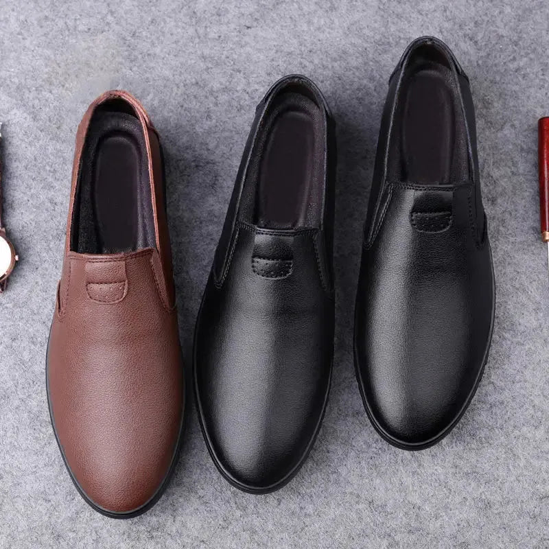 Klassische Leder-Loafer