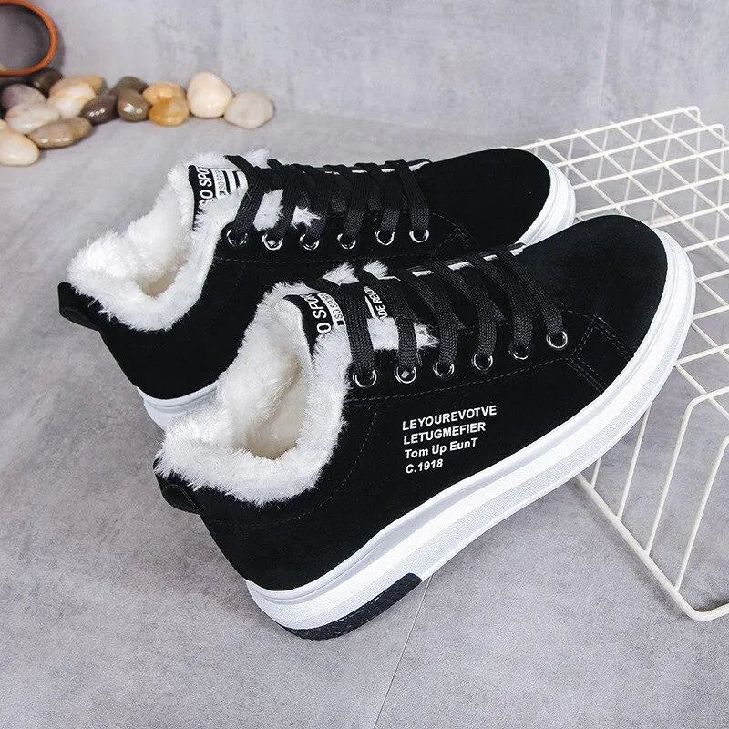 Winter-Sneakers mit Futter & Struktur