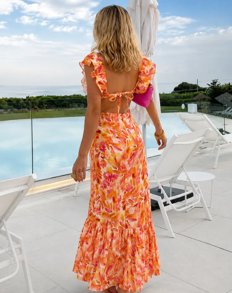 Alessia | Romantic Maxi Dress with Ruffles