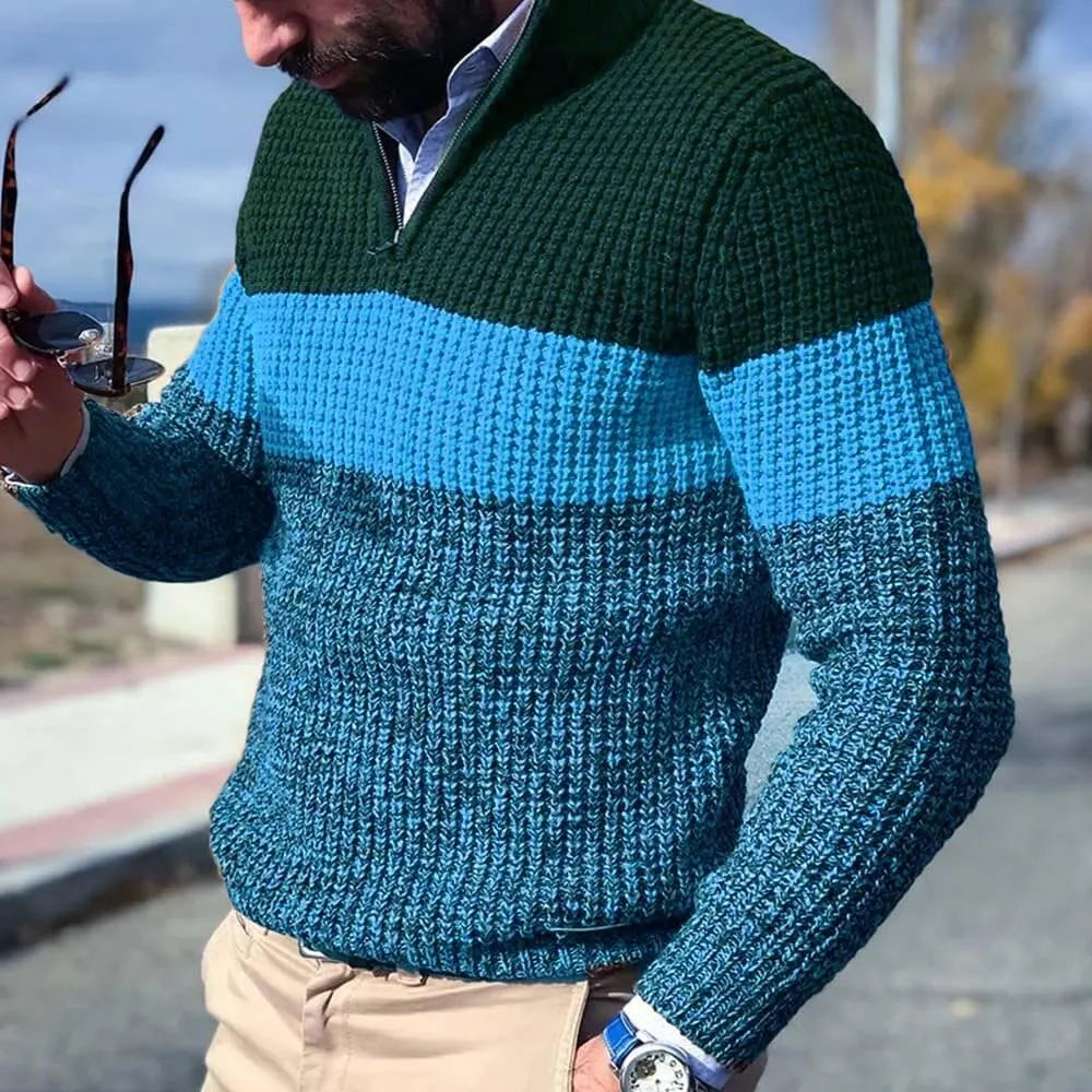 Bequemer Strickpullover für Herren