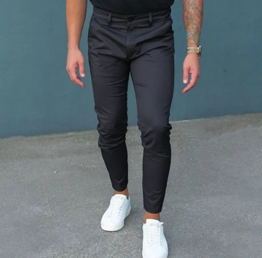 Stretchy Freizeit Business Hose Für Herren