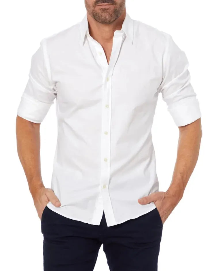 STRETCH ZIP SHIRT (Hemd)