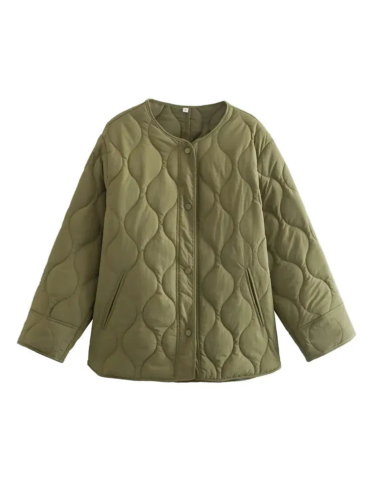 - Oversize Steppjacke mit Taschen