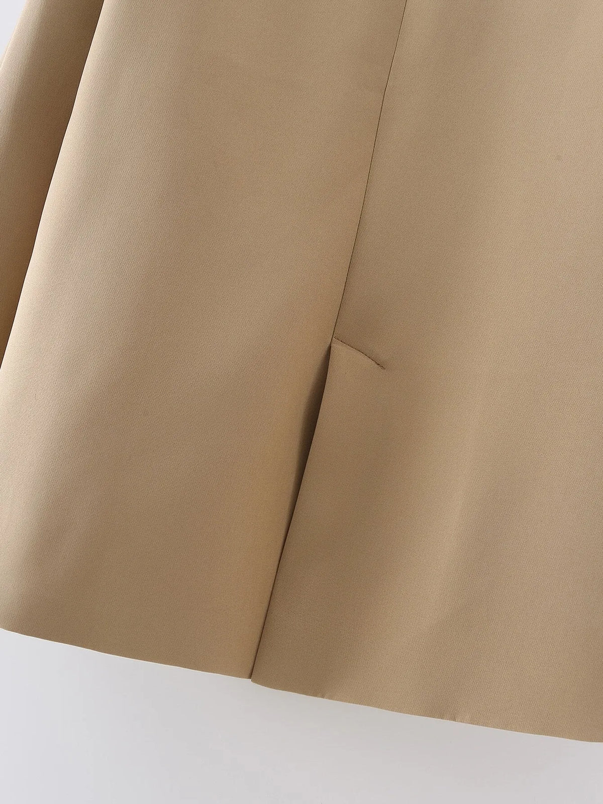 Blazer Feminino Alfaiataria Social Bege Lua