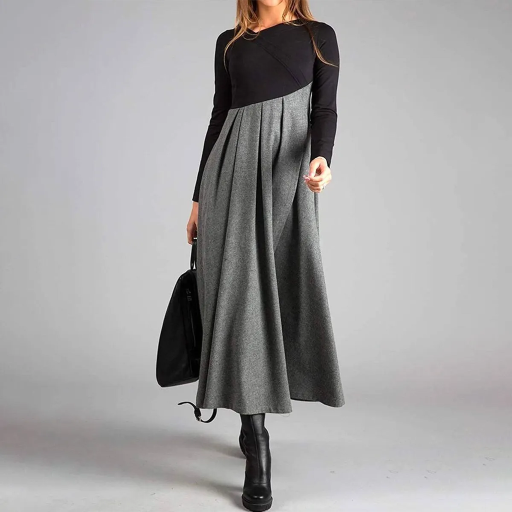 Joselyn |  Elegantes Maxikleid mit Langarm für Stilvolle Anlässe