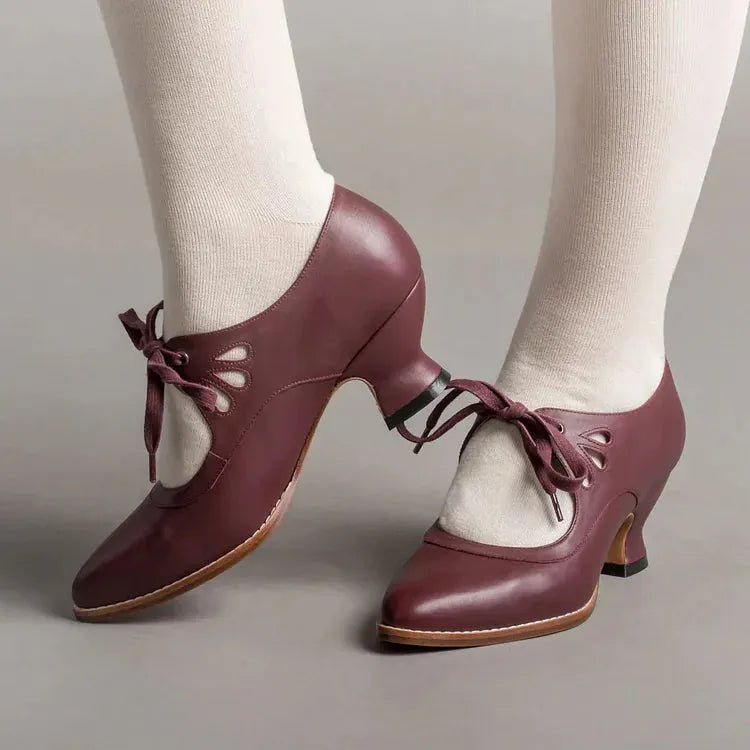 Edwardianische Lederschuhe für Damen