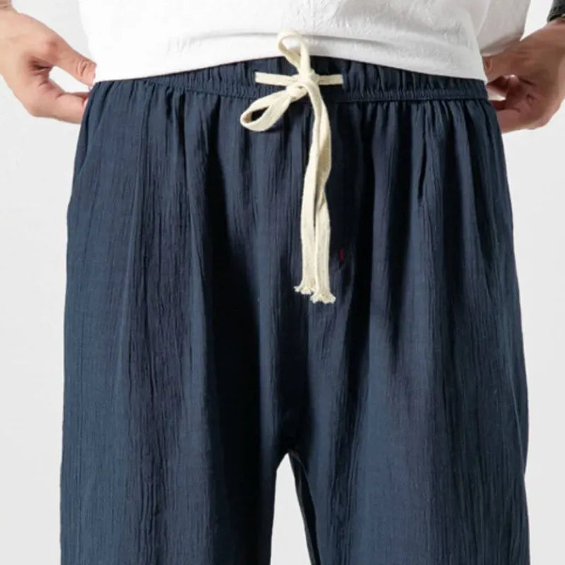 Herren Sommer Hose In Beige