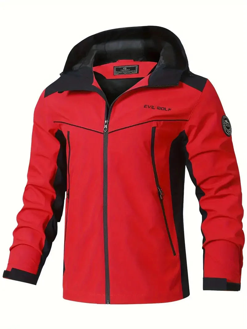 wasserdichte Outdoor-Jacke mit reflektierendem Design