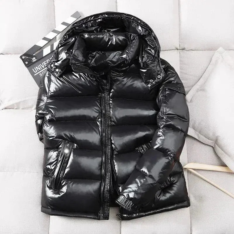 - Glänzende Steppjacke für den Winter
