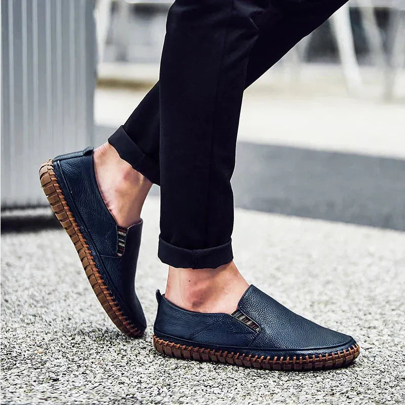 Leder Premium Slipper Herren