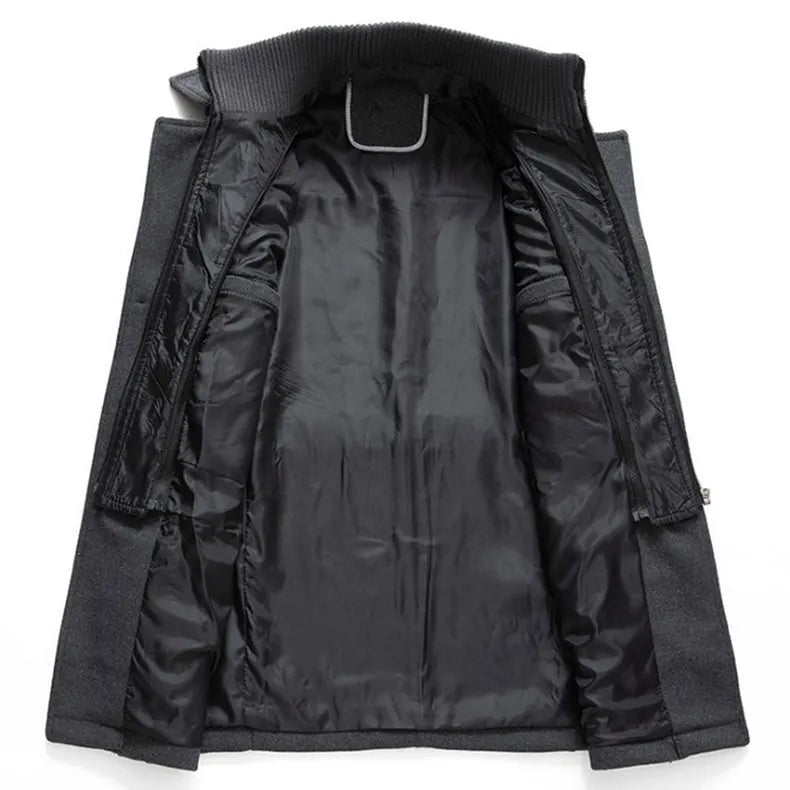 Lange elegante Herrenjacke