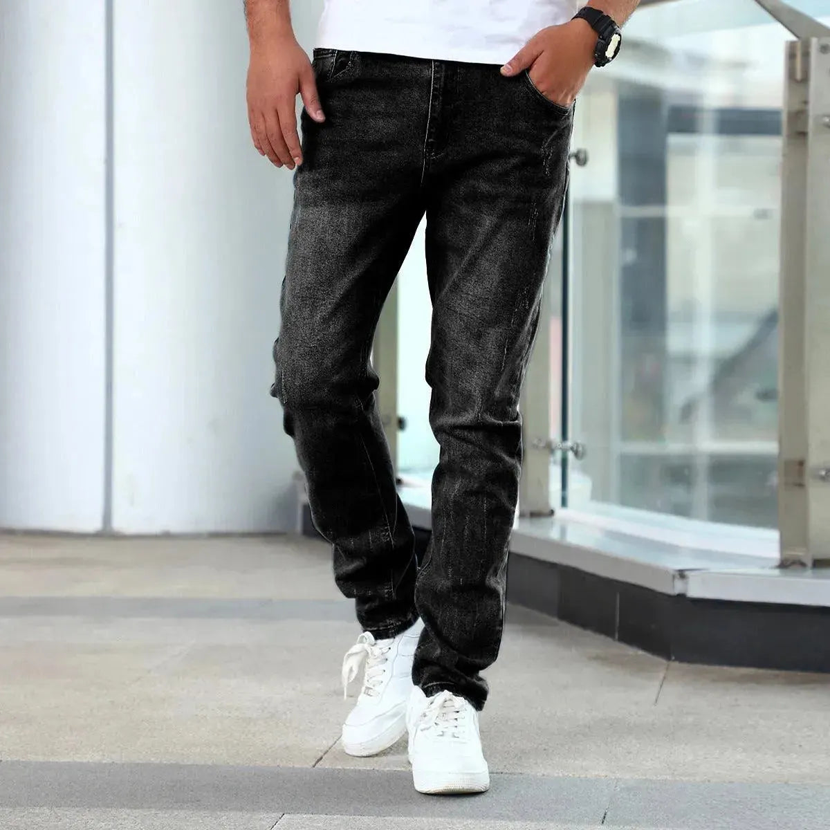 Herrenjeans Stretch-Skinny
