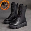– Stylische Stiefel mit hoher Sohle
