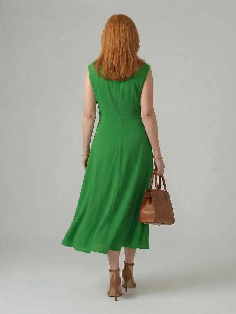 Orin | Clean Tie Midi Dress
