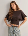 Wide Sleeve Icon Top | Trendy Oversized Look Met Luxe Pasvorm