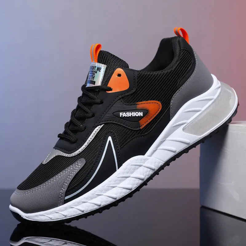 Atmungsaktive Herren Sneaker Mit Farbakzent