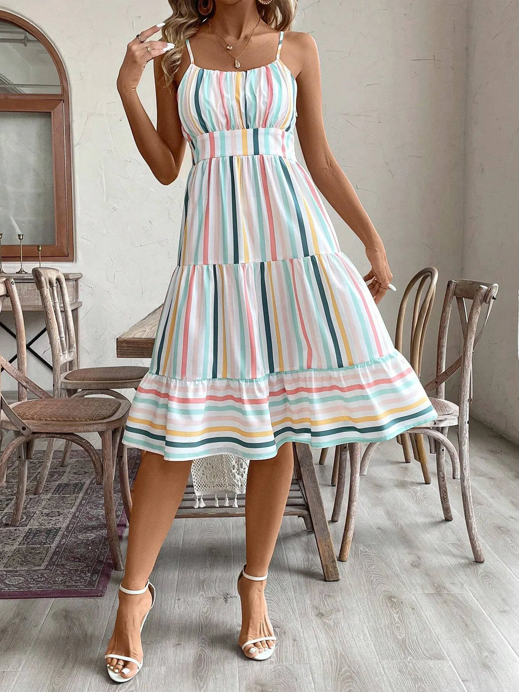 Vestido BÃ¡rbara Multicolorido