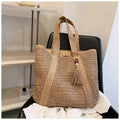 Damen-Sommertasche aus Stroh