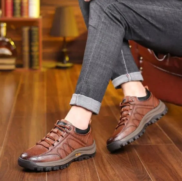 - Leder Sportschuhe
