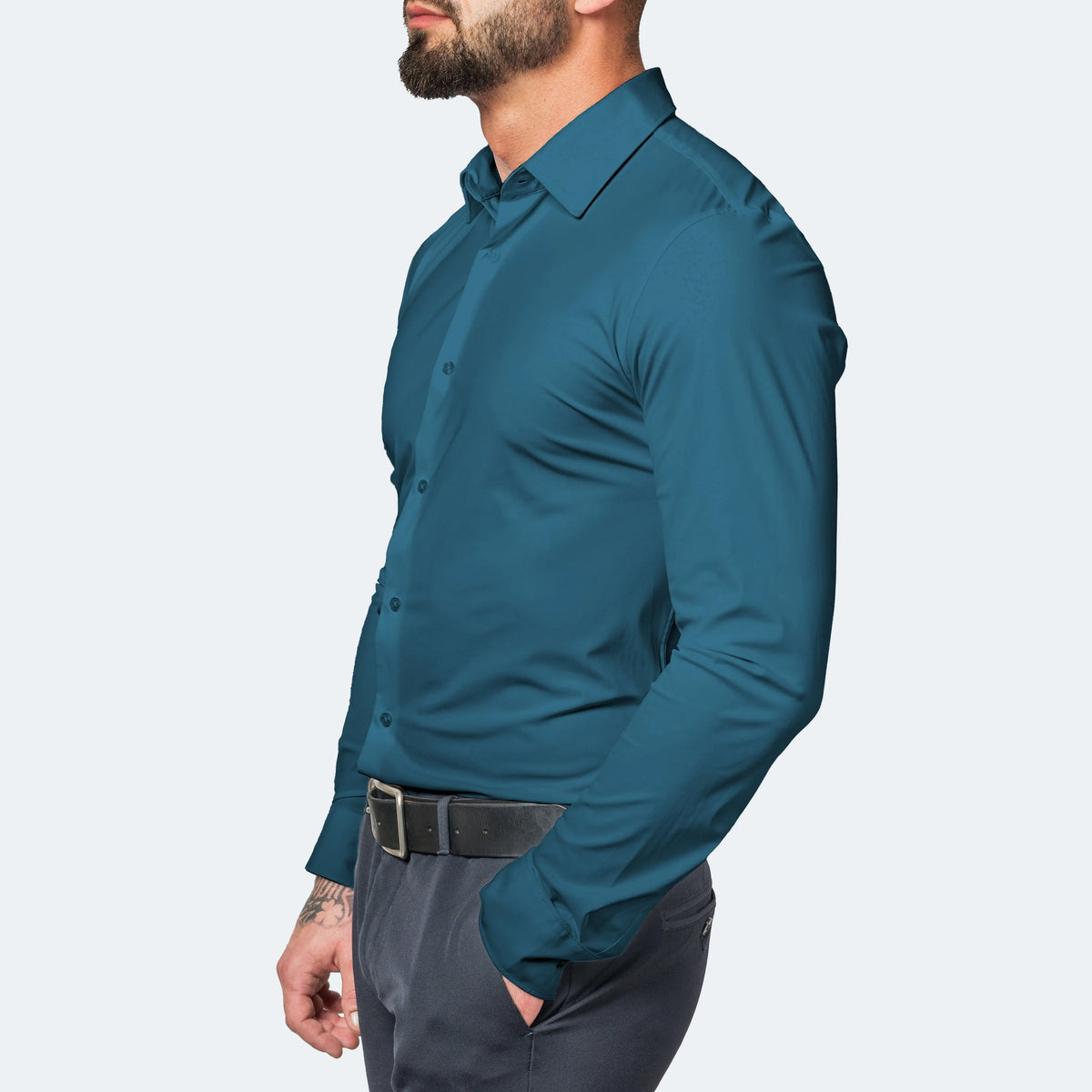 Komforthemd Knitterfrei Stretch