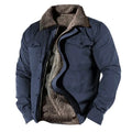 Warme Winterjacke Mit Pelzfutter FÃ¼r MÃ¤nner