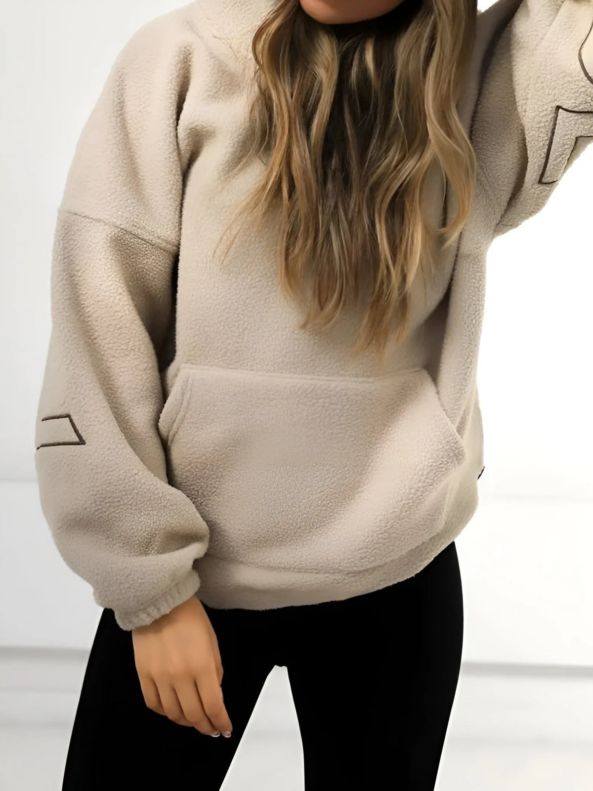 Dames Teddy Hoodie | Oversized Streetstyle Warmte Met Iconische 90s Vibe