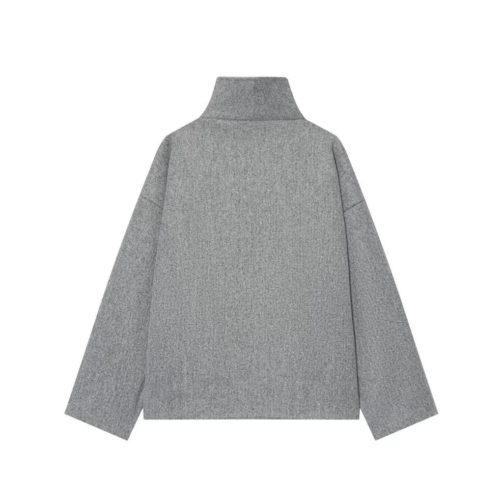 Urban Wool Coat | Luxe Wollen Korte Damesjas Met Knopen – Elegant, Warm & Perfect Voor Herfst & Winter