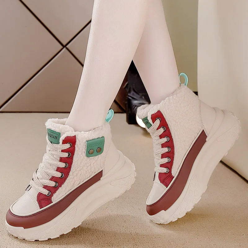 â€“ Wasserdichte PlÃ¼sch-Stiefeletten