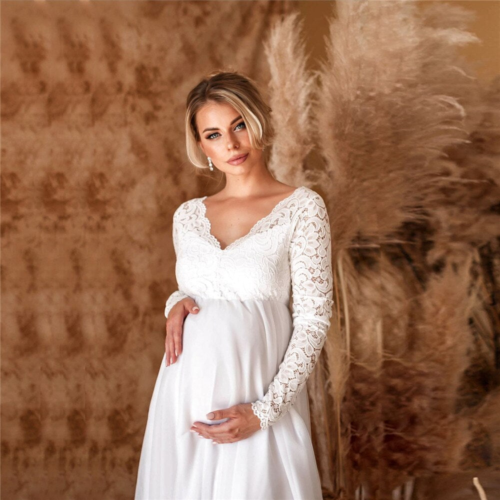 Elegantes Spitzen-Maxikleid fÃ¼r besondere AnlÃ¤sse |
