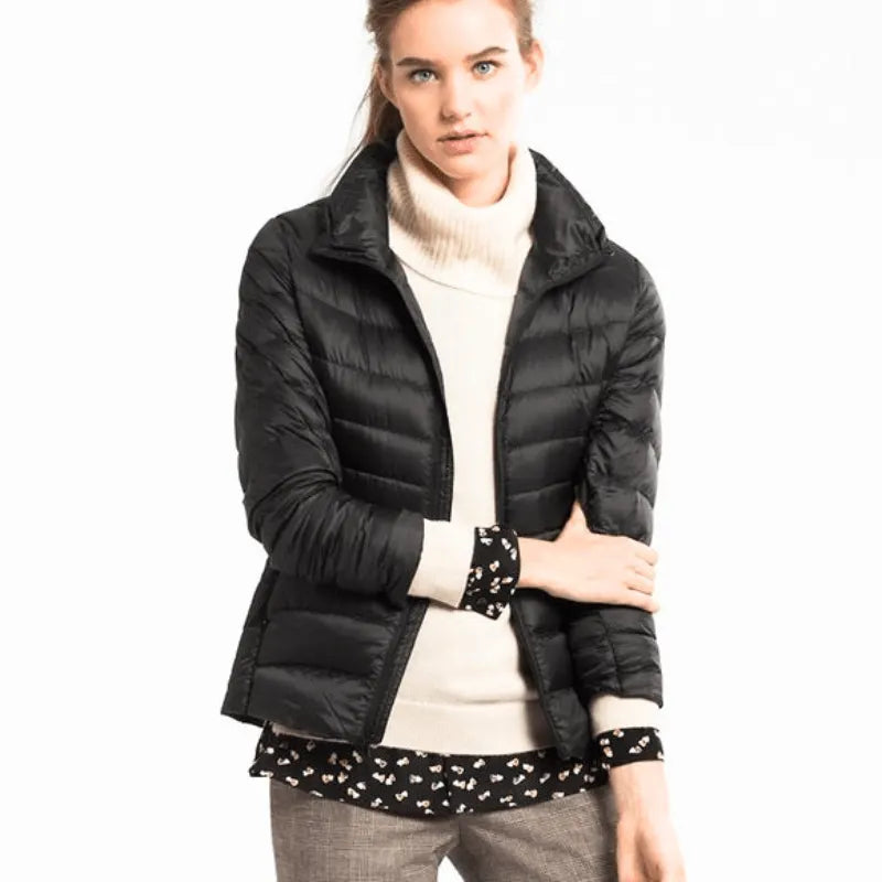 Damen Jacke Elegante Leichte Daunenjacke Trendy & Bequem