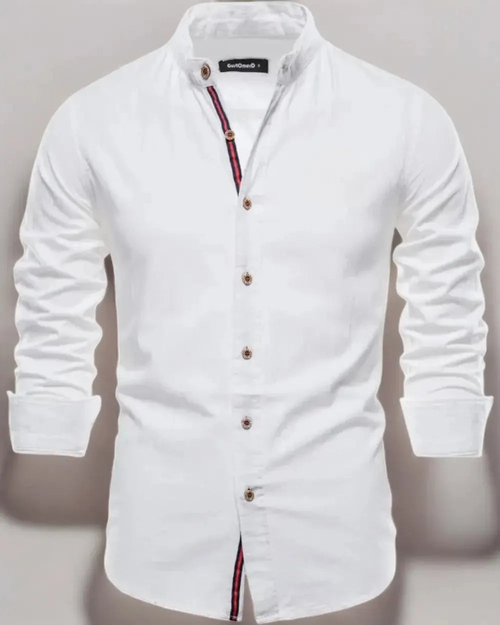 Herren Elegantes Leinenhemd
