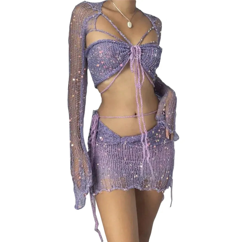 Damen Kleid aus Polyester für Frühling und Sommer